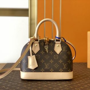 Louis Vuitton Alma BB Monogram Canvas Handbag