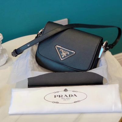 Prada Saffiano Leather Shoulder Bags Online Sale