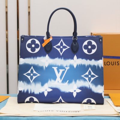 Louis Vuitton Escale OnTheGo GM Tie Dye Rouge Blue