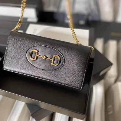 Gucci Wallet On Chain Horsebit Logo Cross Body Bag