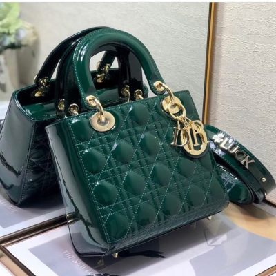 Christian Dior Lady Bag Green