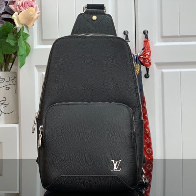 Louis Vuitton Avenue Sling Bag Taiga Leather