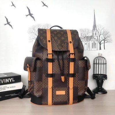 Louis Vuitton Christopher Backpack for Men Brown
