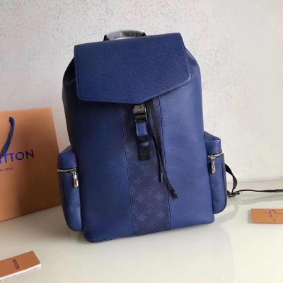 Louis Vuitton Christopher Backpack for Men Blue