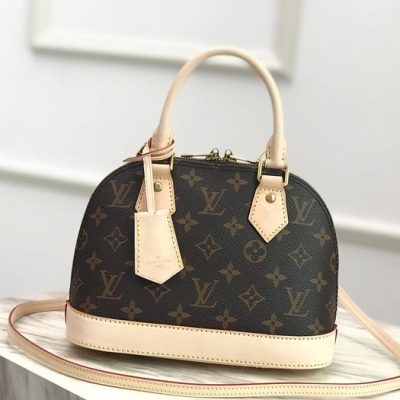 Louis Vuitton Alma BB Monogram Canvas Handbag