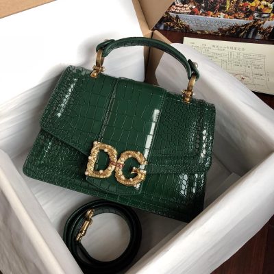 Dolce & Gabbana Designer Crocodile Print Handbags