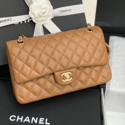Chanel Classic Double Flap 25 Shoulder Bag Brown