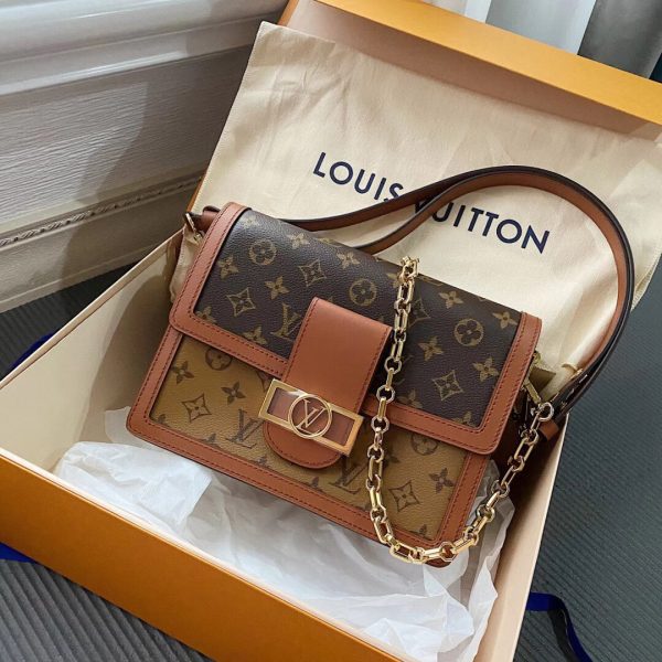 Louis Vuitton Dauphine MM Monogram Bag For Women