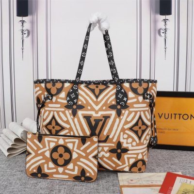 Louis Vuitton Crafty Neverfull MM Tote Bag For Women