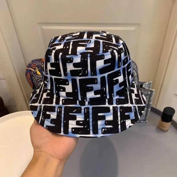 BUCKET HAT WITH ALL-OVER FENDI MOTIF