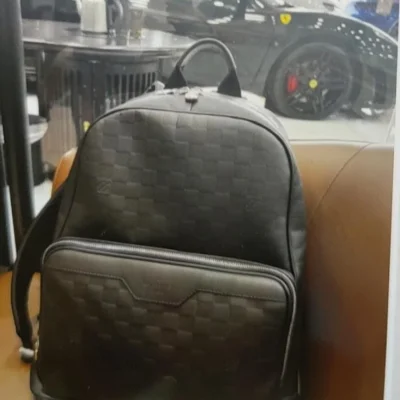 Louis Vuitton Campus Backpack Canvas in Black