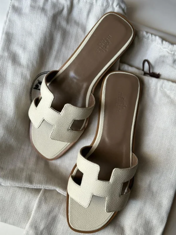 Designer Hermes Oran H Cut Sandals