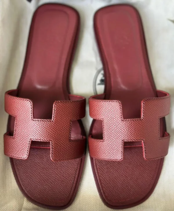 Designer Hermes Oran H Cut Sandals