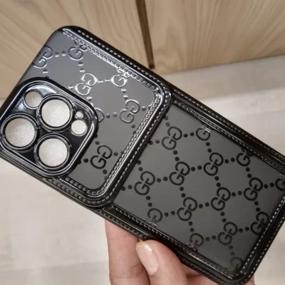 Gucci Printing 3D Black Phone Case