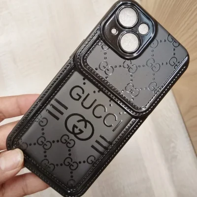 Gucci Printing 3D Black Phone Case