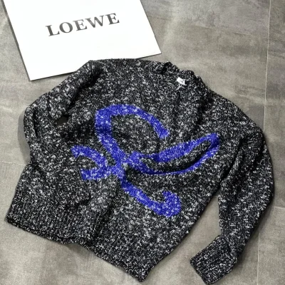 Loewe Wool Logo Luxury Cardigans