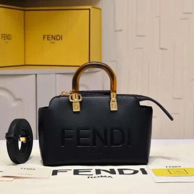 FENDI The Way Mini Leather Shoulder Bag Women