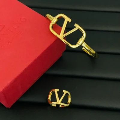 Valentino Garavani Gold Bracelet & Ring