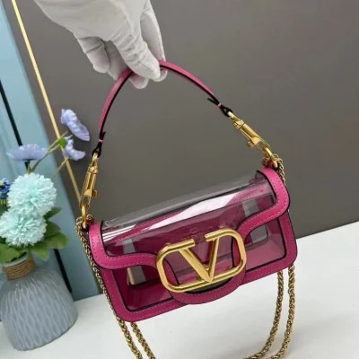 Valentino Calfskin Small Top Handle Handbag