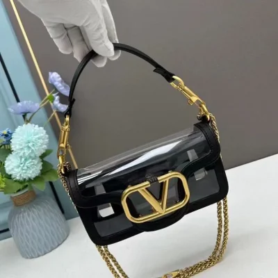 Valentino Calfskin Small Top Handle Handbag