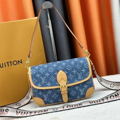 Louis Vuitton Sunray Monogram Denim Shoulder Bag