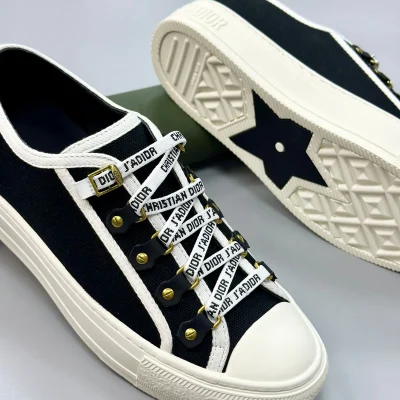 Christian Dior Canvas Low Top Sneakers