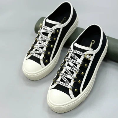 Christian Dior Canvas Low Top Sneakers