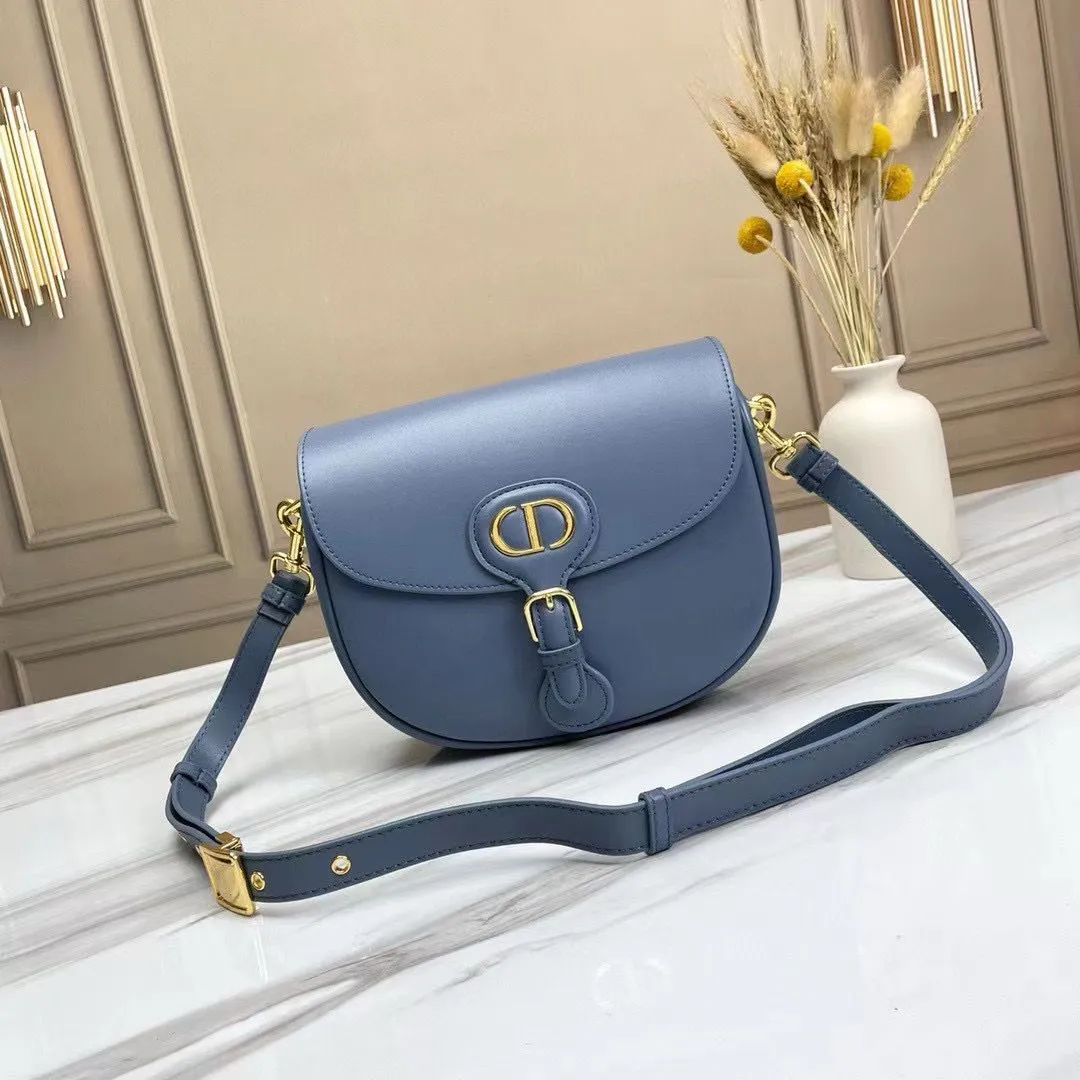 Blue designer-style Bobby crossbody bag